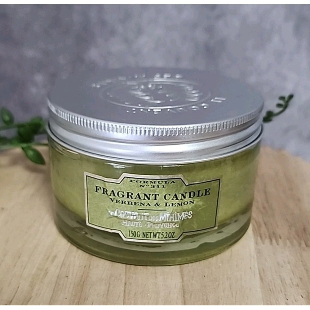 Le Couvent Des Minimes Verbena & Lemon No. 311 Fragrant Candle Glass‎ 5.2 Oz